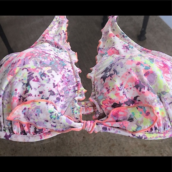 🆕🔥VICTORIA SECRETS SUPER CUTE DEMI PUSH UP BIKINI TOP NEVER WORN/GORG COLORS - Picture 7 of 16